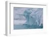 Wind and Water Sculpted Iceberg with Icicles at Booth Island, Antarctica, Polar Regions-Michael Nolan-Framed Photographic Print