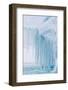 Wind and Water Sculpted Iceberg with Icicles at Booth Island, Antarctica, Polar Regions-Michael Nolan-Framed Photographic Print