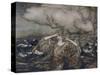 Wind and Waves Rackham-Arthur Rackham-Stretched Canvas