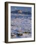 Wind-Blown Snow and Longs Peak, Rocky Mountain National Park, Colorado, USA-Scott T. Smith-Framed Photographic Print