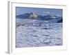 Wind-Blown Snow & Longs Peak Above Clouds, Rocky Mountains, Colorado, USA-Scott T. Smith-Framed Photographic Print