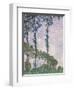 Wind Effect, Series of Poplars-Claude Monet-Framed Art Print