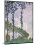 Wind Effect, Series of Poplars-Claude Monet-Mounted Art Print