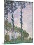 Wind Effect, Series of Poplars-Claude Monet-Mounted Art Print
