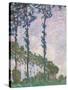 Wind Effect, Series of Poplars-Claude Monet-Stretched Canvas
