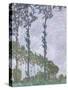 Wind Effect, Series of the Poplars, 1891-Claude Monet-Stretched Canvas