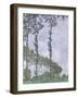 Wind Effect, Series of the Poplars, 1891-Claude Monet-Framed Giclee Print