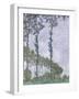 Wind Effect, Series of the Poplars, 1891-Claude Monet-Framed Giclee Print