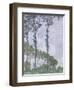 Wind Effect, Series of the Poplars, 1891-Claude Monet-Framed Giclee Print