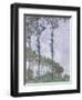 Wind Effect, Series of the Poplars, 1891-Claude Monet-Framed Giclee Print