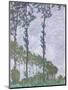 Wind Effect, Series of the Poplars, 1891-Claude Monet-Mounted Giclee Print