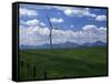 Wind Energy Development, Montana, USA-Diane Johnson-Framed Stretched Canvas