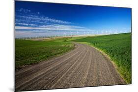 Wind Energy Generators, Palouse Country, Washington, USA-Terry Eggers-Mounted Photographic Print