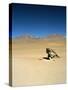 Wind Eroded Rock, Salar De Uyuni, Uyuni, Bolivia, South America-Mark Chivers-Stretched Canvas