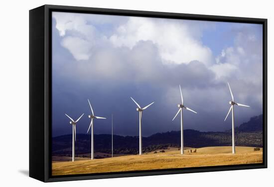 Wind Farm in Spain-Marco Cristofori-Framed Stretched Canvas