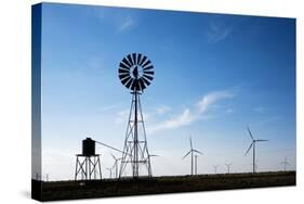 Wind Farm, Vega, Texas-Paul Souders-Stretched Canvas