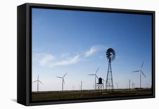 Wind Farm, Vega, Texas-Paul Souders-Framed Stretched Canvas