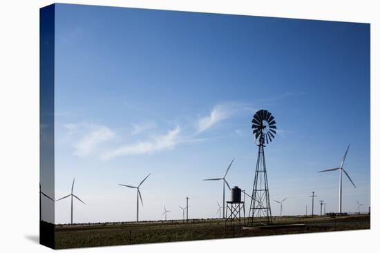 Wind Farm, Vega, Texas-Paul Souders-Stretched Canvas