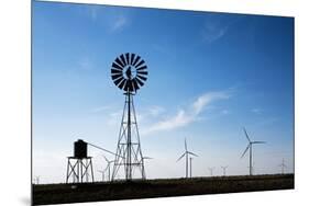 Wind Farm, Vega, Texas-Paul Souders-Mounted Photographic Print