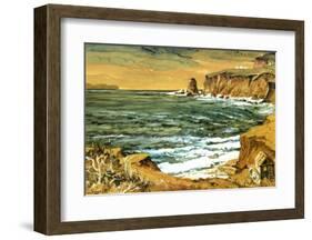 Wind from the Sea-Jacques Poirier-Framed Art Print