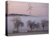 Wind Generators in Eifel Region Mountains Near Hallschlag, Germany, December 29, 2006-Roberto Pfeil-Stretched Canvas