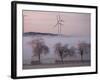 Wind Generators in Eifel Region Mountains Near Hallschlag, Germany, December 29, 2006-Roberto Pfeil-Framed Photographic Print
