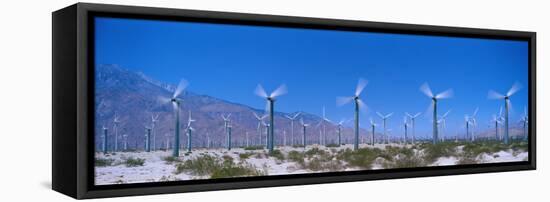 Wind Generators Near Palm Springs California USA-null-Framed Stretched Canvas