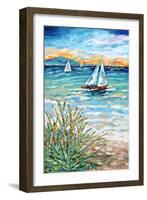 Wind in My Sail I-Carolee Vitaletti-Framed Art Print