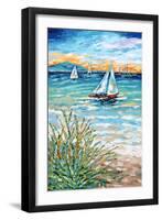 Wind in My Sail I-Carolee Vitaletti-Framed Art Print