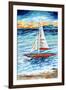 Wind in My Sail II-Carolee Vitaletti-Framed Art Print