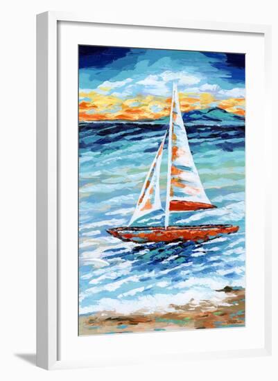 Wind in My Sail II-Carolee Vitaletti-Framed Art Print