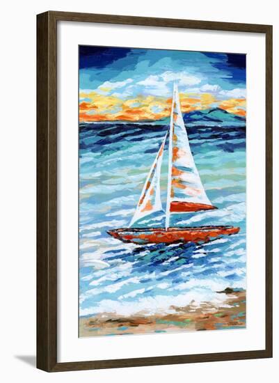 Wind in My Sail II-Carolee Vitaletti-Framed Art Print