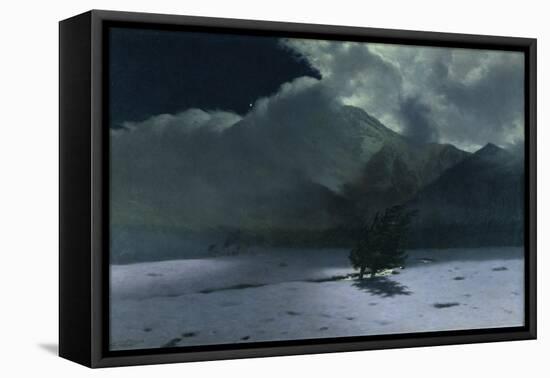 Wind in the Tatra Mountains, 1895 (Oil on Canvas)-Stanislaw Ignacy Witkiewicz-Framed Stretched Canvas