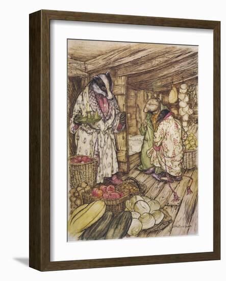 Wind in the Willows-Arthur Rackham-Framed Photographic Print