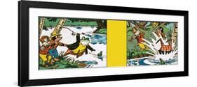 Wind in the Willows-Peter Woolcock-Framed Giclee Print