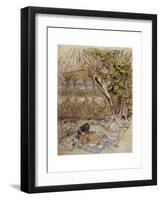 Wind in Willows, Grahame-Arthur Rackham-Framed Giclee Print