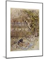 Wind in Willows, Grahame-Arthur Rackham-Mounted Giclee Print