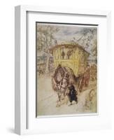 Wind in Willows, Grahame-Arthur Rackham-Framed Photographic Print