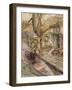 Wind in Willows, Grahame-Arthur Rackham-Framed Photographic Print