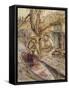 Wind in Willows, Grahame-Arthur Rackham-Framed Stretched Canvas