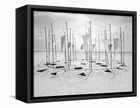 Wind-Installation II, 2015-Jaschi Klein-Framed Stretched Canvas