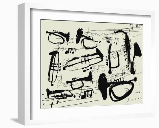 Wind Instruments-Dmitriip-Framed Art Print