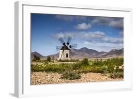 Wind Mill, Molino De Tefía, Tefia, Fuerteventura, Canary Islands, Spain-Sabine Lubenow-Framed Photographic Print