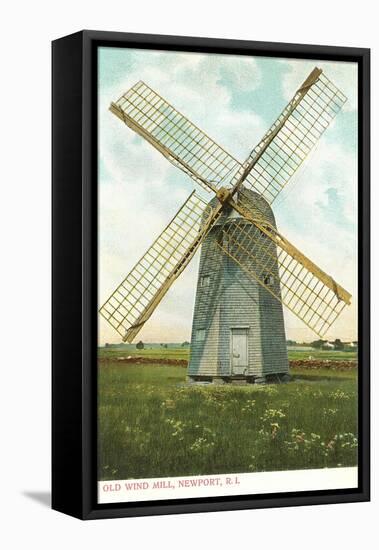 Wind Mill, Newport, Rhode Island-null-Framed Stretched Canvas