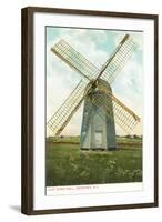 Wind Mill, Newport, Rhode Island-null-Framed Art Print