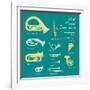 Wind Musical Instruments-vectorikart-Framed Art Print