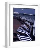 Wind on the Promenade, Eastbourne, East Sussex, Sussex, England, United Kingdom-Jane Legate-Framed Photographic Print