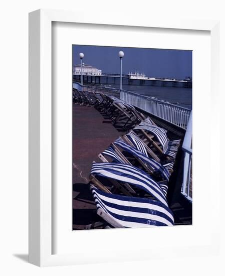 Wind on the Promenade, Eastbourne, East Sussex, Sussex, England, United Kingdom-Jane Legate-Framed Photographic Print