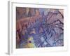 Wind on Washington Square, New York City, 1988-Charlotte Johnson Wahl-Framed Giclee Print