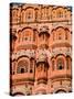 Wind Palace in Downtown Center of the Pink City, Jaipur, Rajasthan, India-Bill Bachmann-Stretched Canvas